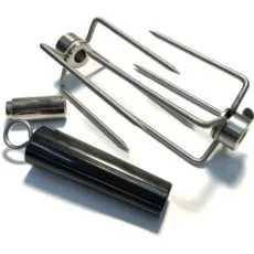 Rotisserie Forks & Handle Kit