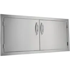 48" Double Door with Raised Frame