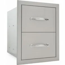 Enclosed Double Drawers