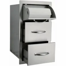 Enclosed Towel/Drawer Combo
