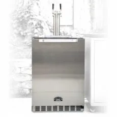 24" Outdoor Kegerator with Dual Tap
