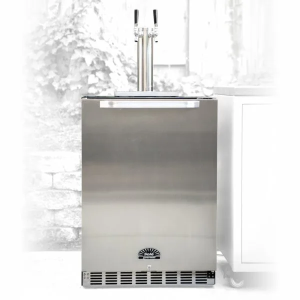 24" Outdoor Kegerator with Dual Tap